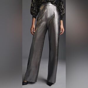 Anthropologie Hutch Silver Pants